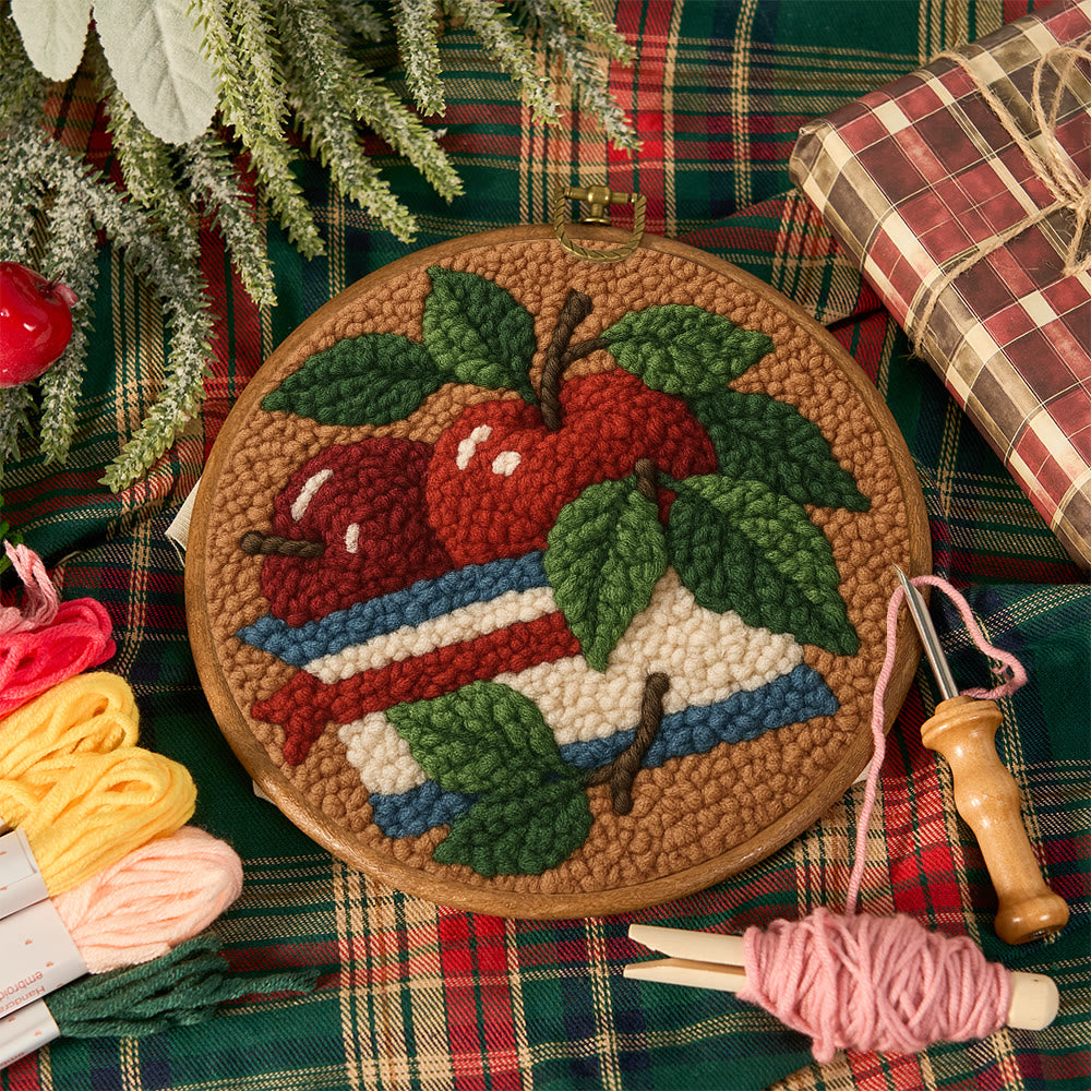 Apple Harvest Punch Needle Kit – Beginner Project | Thoughtful Handmade Gift Idea - image 11