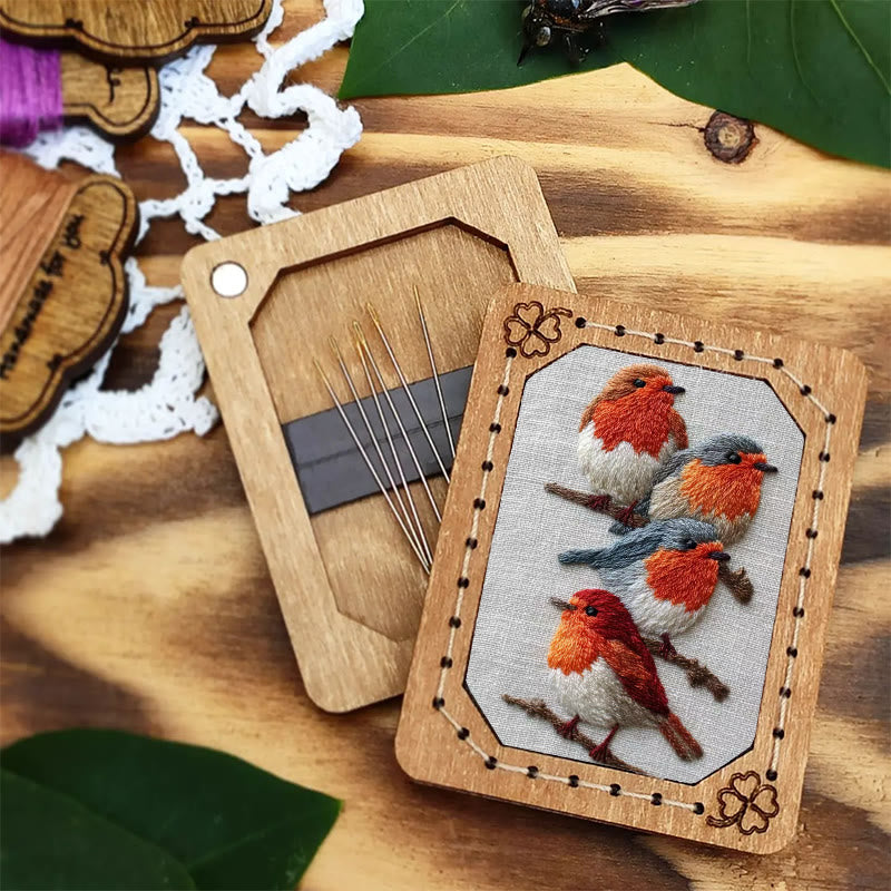 Rubbyoo Embroidery Kit - Robin Birds | Diy Animal Craft | Gifts For Bird Lovers - image 6