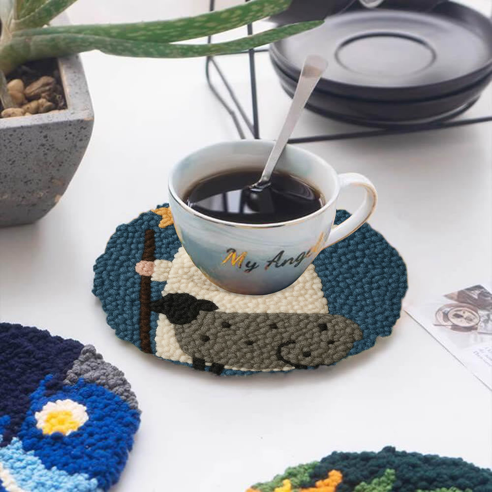 Warm Shepherd With Star Punch Needle Kit – Cozy Diy Craft Project | Festive Holiday-inspired Wall Art - image 4