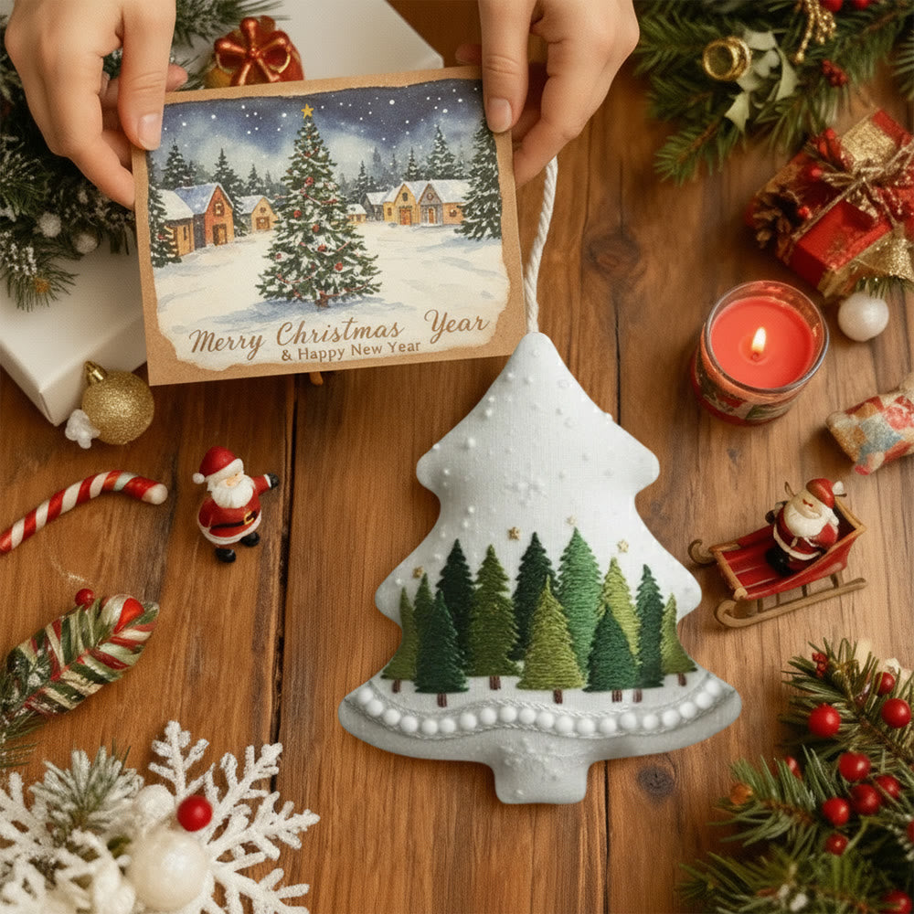 Rubbyoo Tree-shaped Embroidery Kit - Mysterious Forest | Easy Handmade Craft | Perfect Gift Idea  - image 2