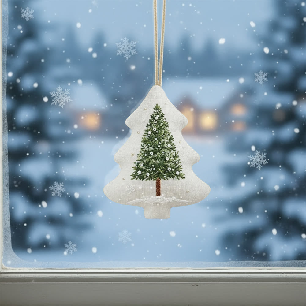 Rubbyoo Tree-shaped Embroidery Kit - Winter Tree | Christmas Handmade Art | Perfect For Stitch Beginner  - image 9